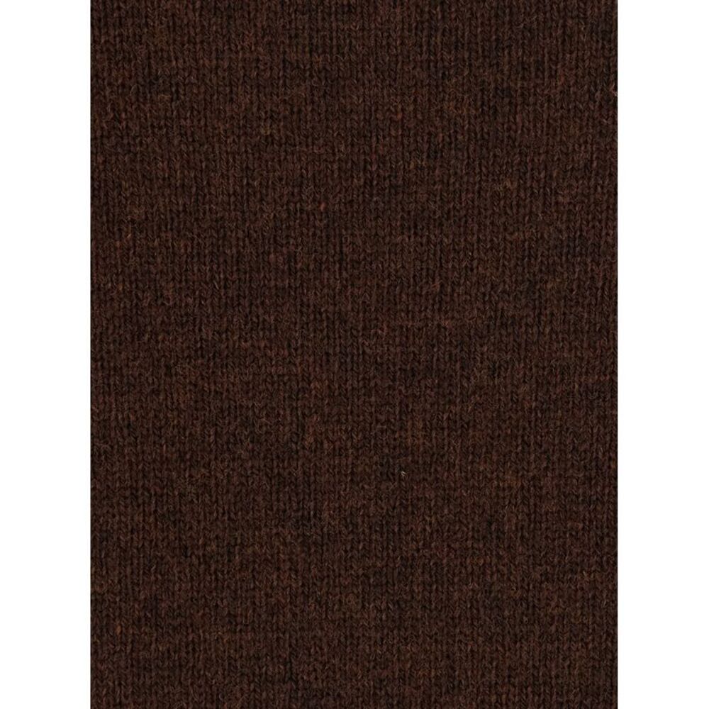 Sebago Men Brown Crew Neck Sweater With Ribbed Trims In Wool For Men - Picture 3 of 3